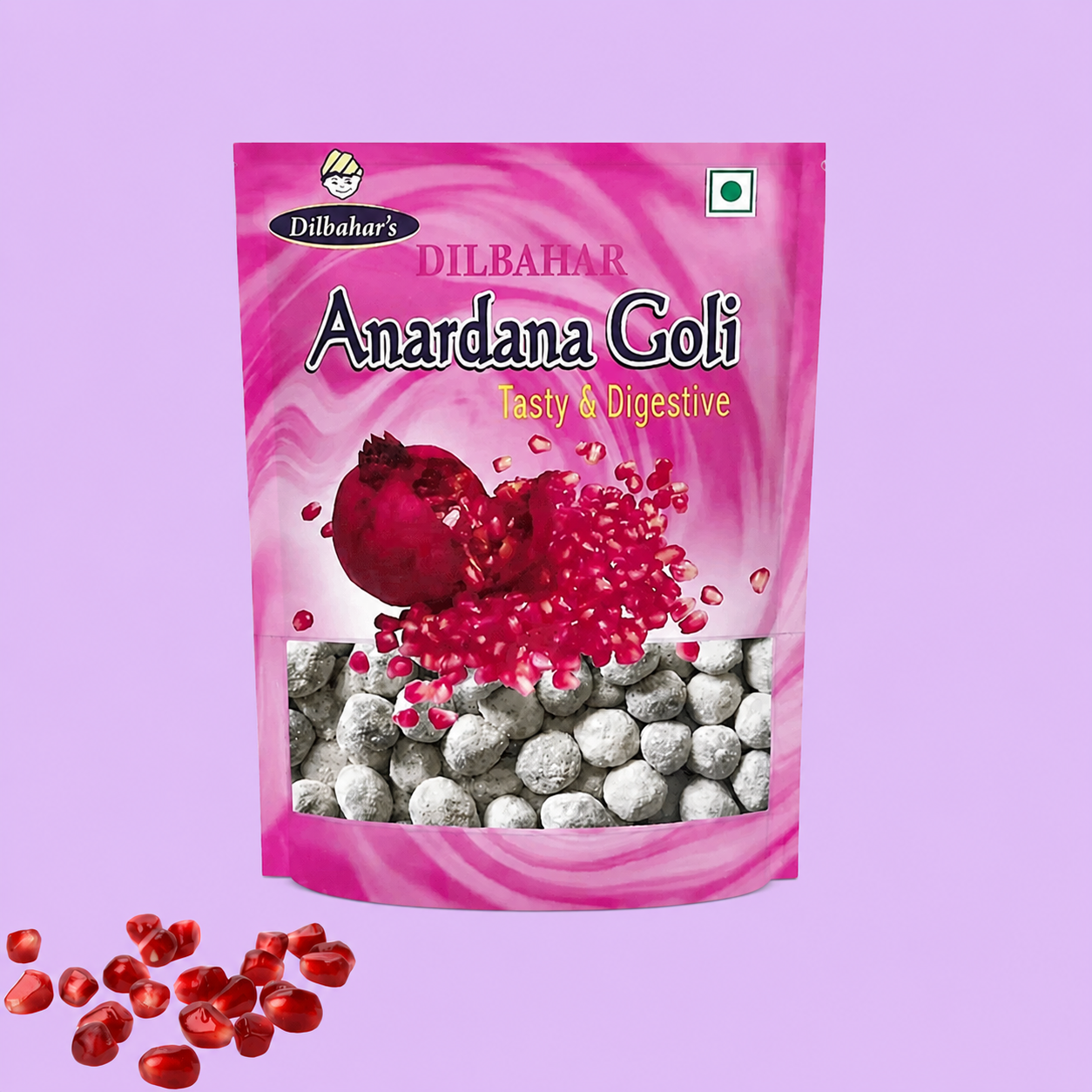 Anardana Goli – Tangy Pomegranate Seed Candy