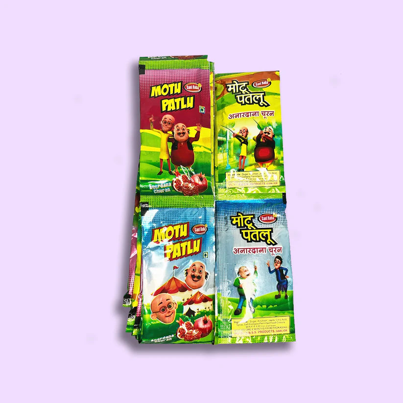 Motu Patlu Anardana Churan - Pack of 20 | Rangoli Avenue